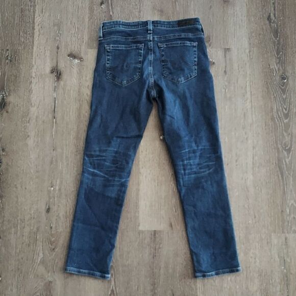 AG Adriano Goldschmied Jeans Sz 25R Prima Mid Rise Cigarette Crop Skinny Denim - Picture 5 of 7